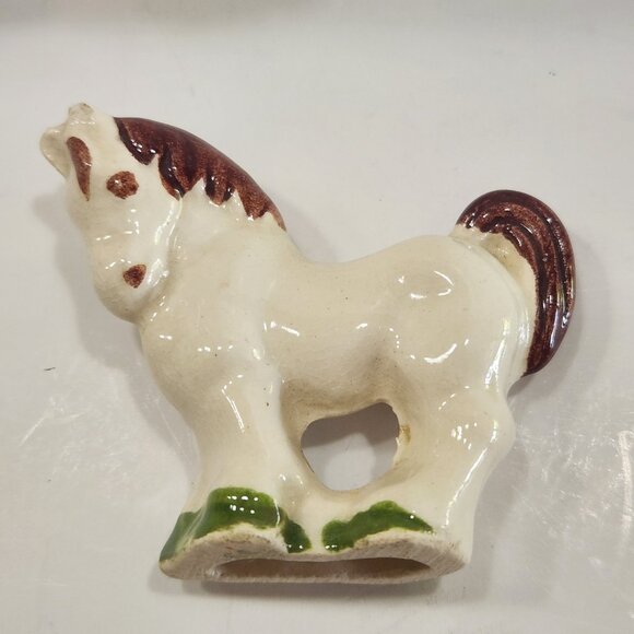 Vintage 1940s Rio Hondo Pottery Horse Figurines Set of 2 - Picture 10 of 11
